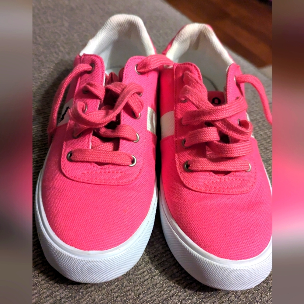 Polo Ralph Lauren girls shoes size 5 pink